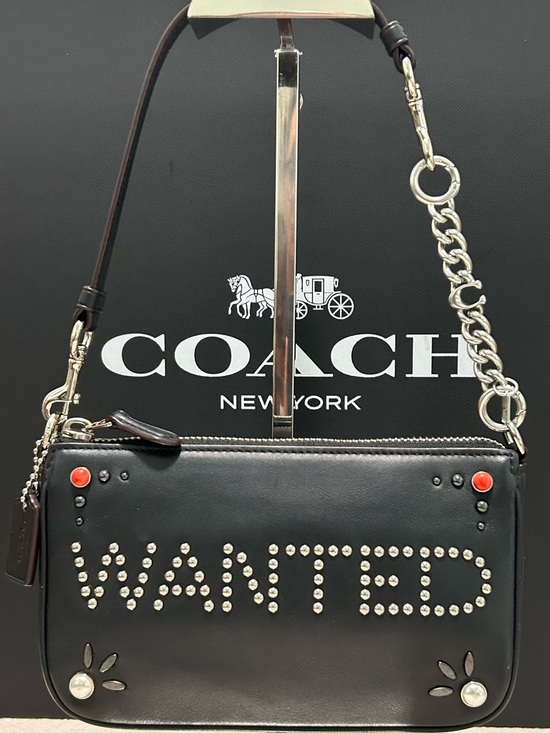 COACH Nolita “WANTED” Western Rivets Demi Shoulder Bag - Picture 3 of 12